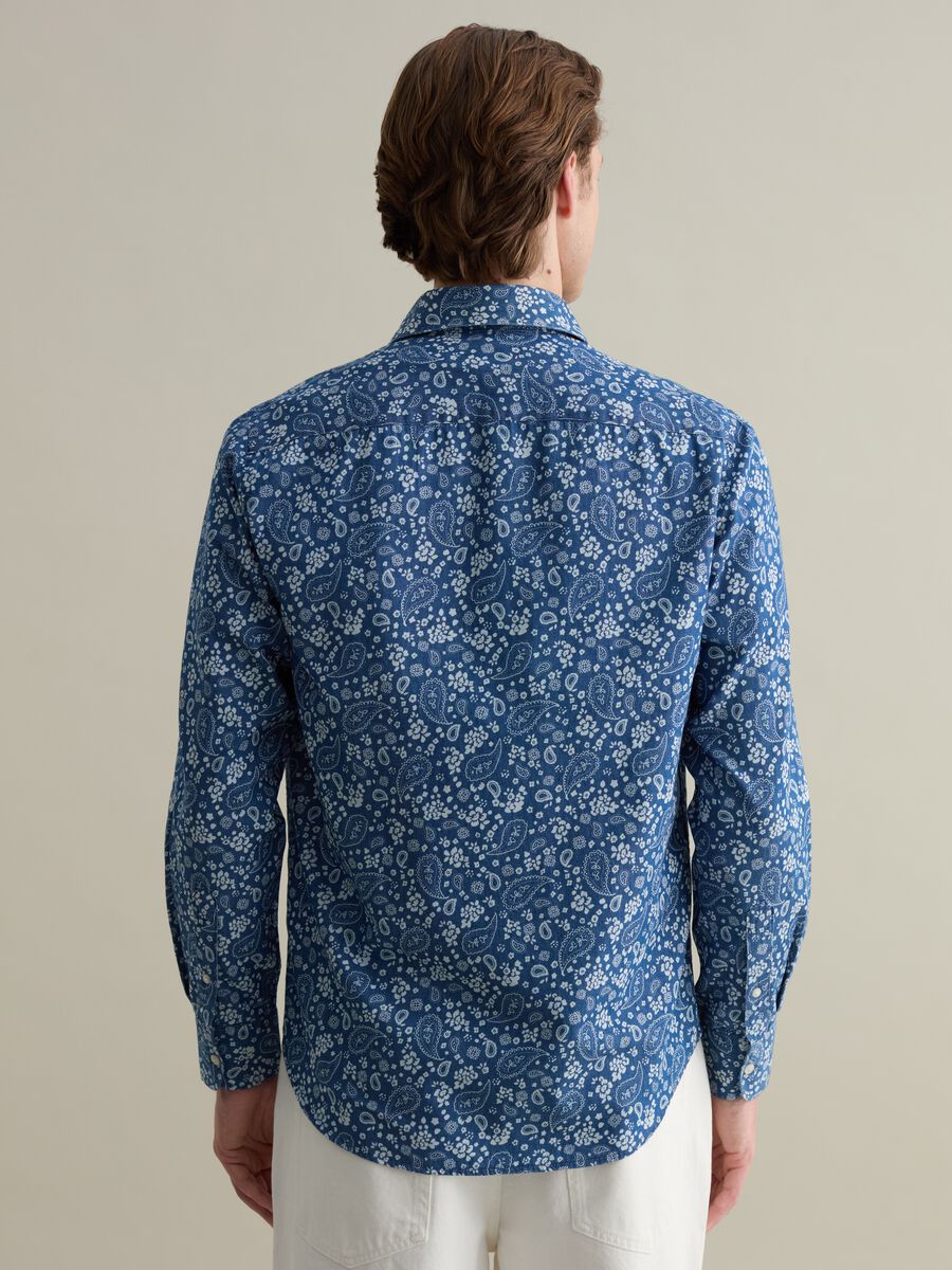 Cotton shirt with paisley print_2