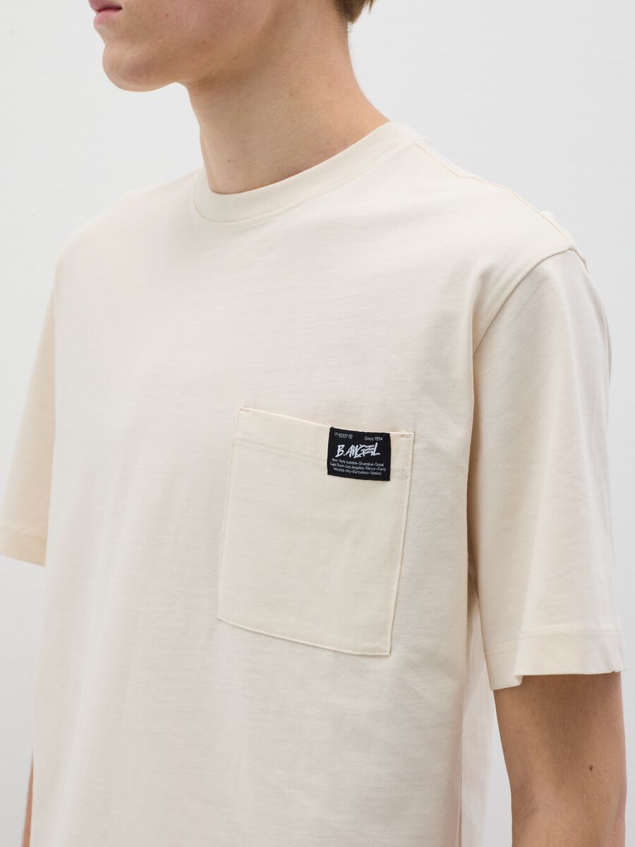 Regular White Cotton T-Shirt by B.Angel_2