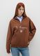 Brown Half-Zip Sweatshirt_1