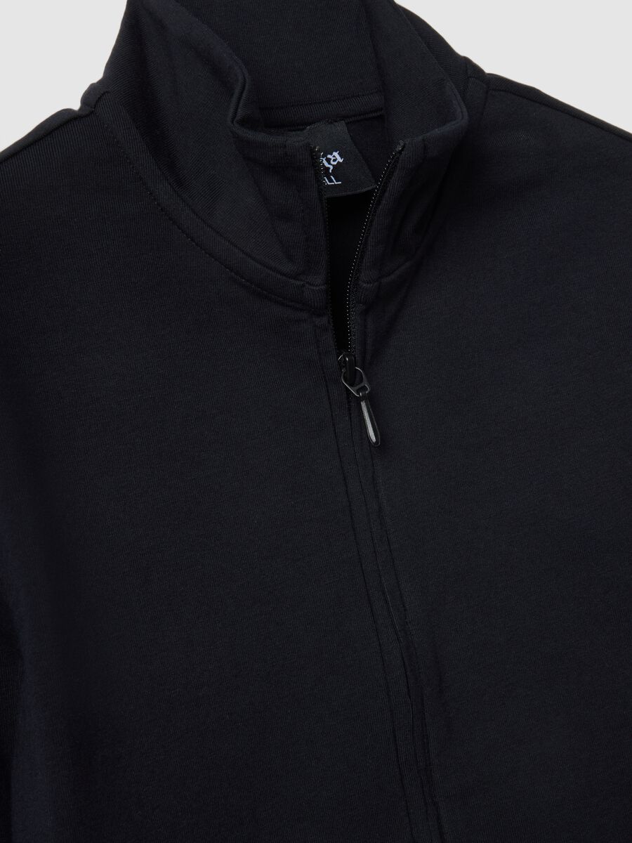 Fitted Full-Zip Black _5