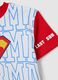 Kids' T-shirt in pure multicolour cotton with Superman print_3