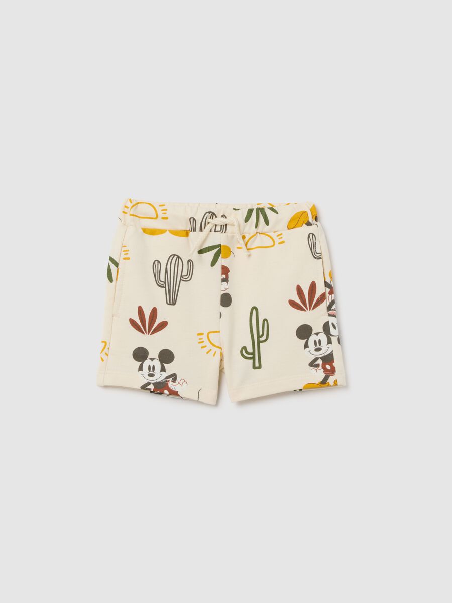 Children's multicolor regular fit pure cotton shorts_0
