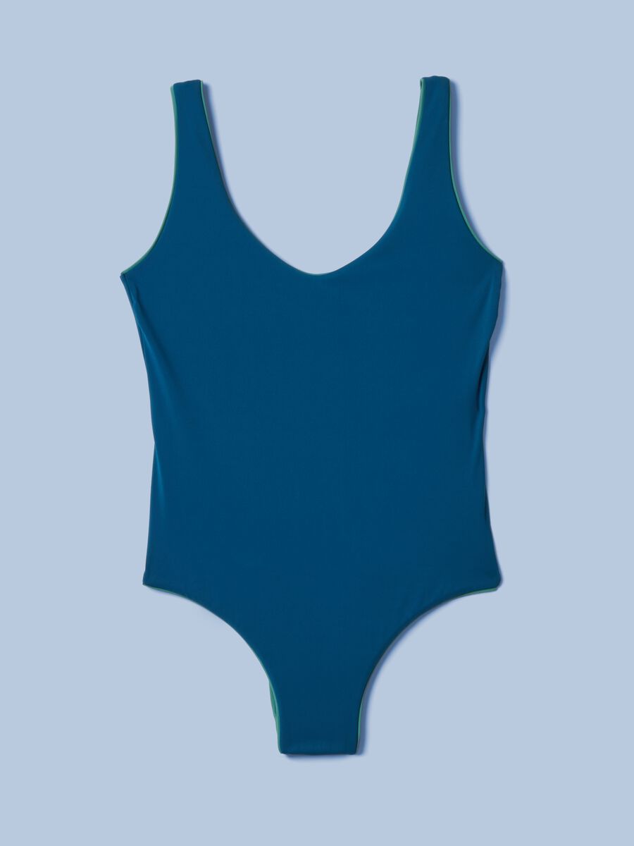 Costume intero ALTAVIA SAILING blu in tessuto elasticizzato_4