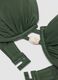 Green stretch bikini top with stones and removable cups_1