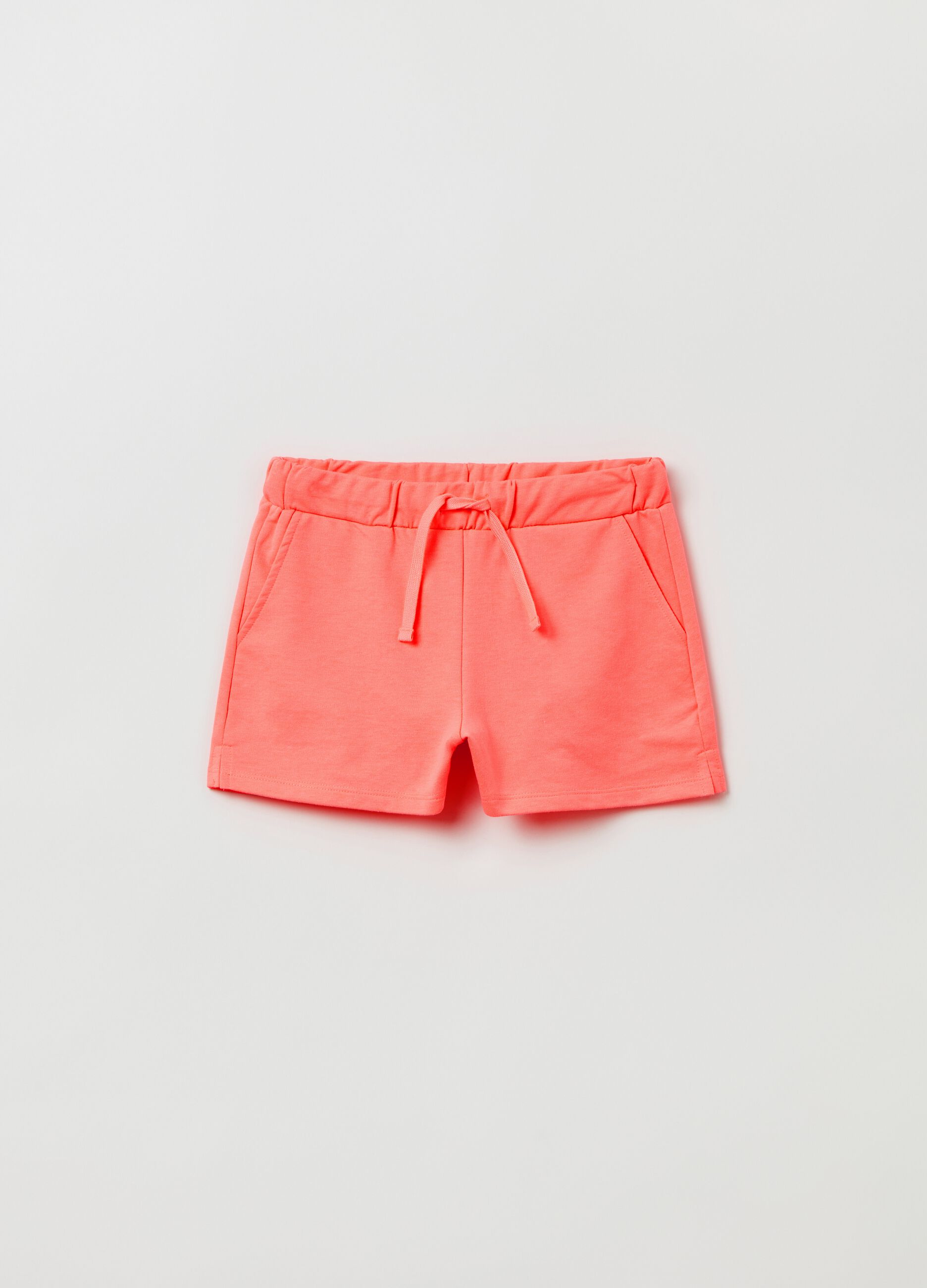 Shorts in cotone con coulisse