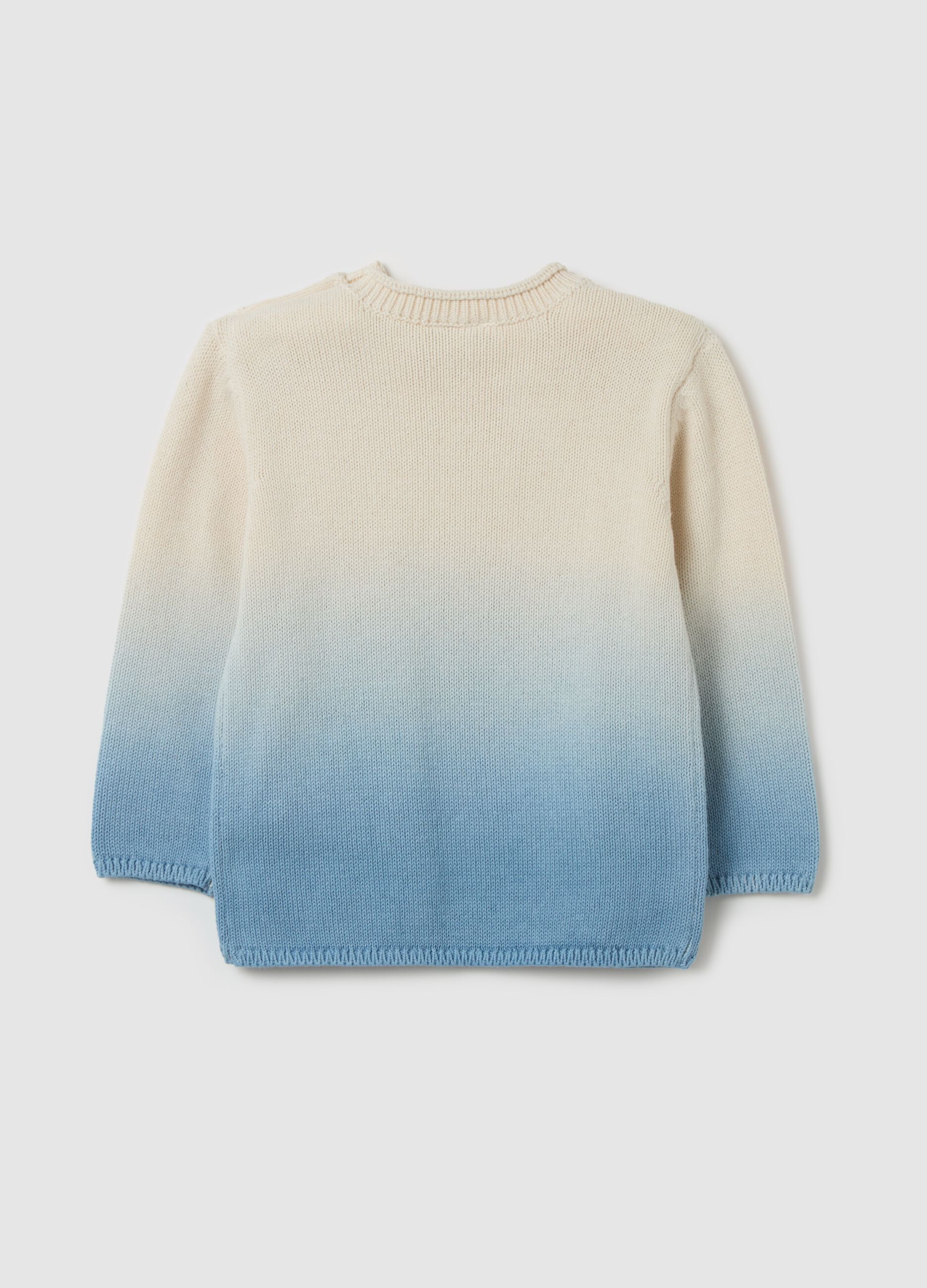 Pullover in cotone degradé 