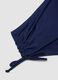 Blue high-waisted stretch-fabric bikini bottoms_5