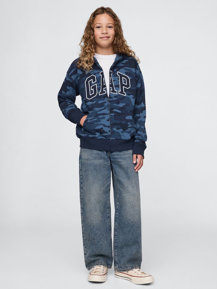 Cotton-blend full-zip hoodie_2