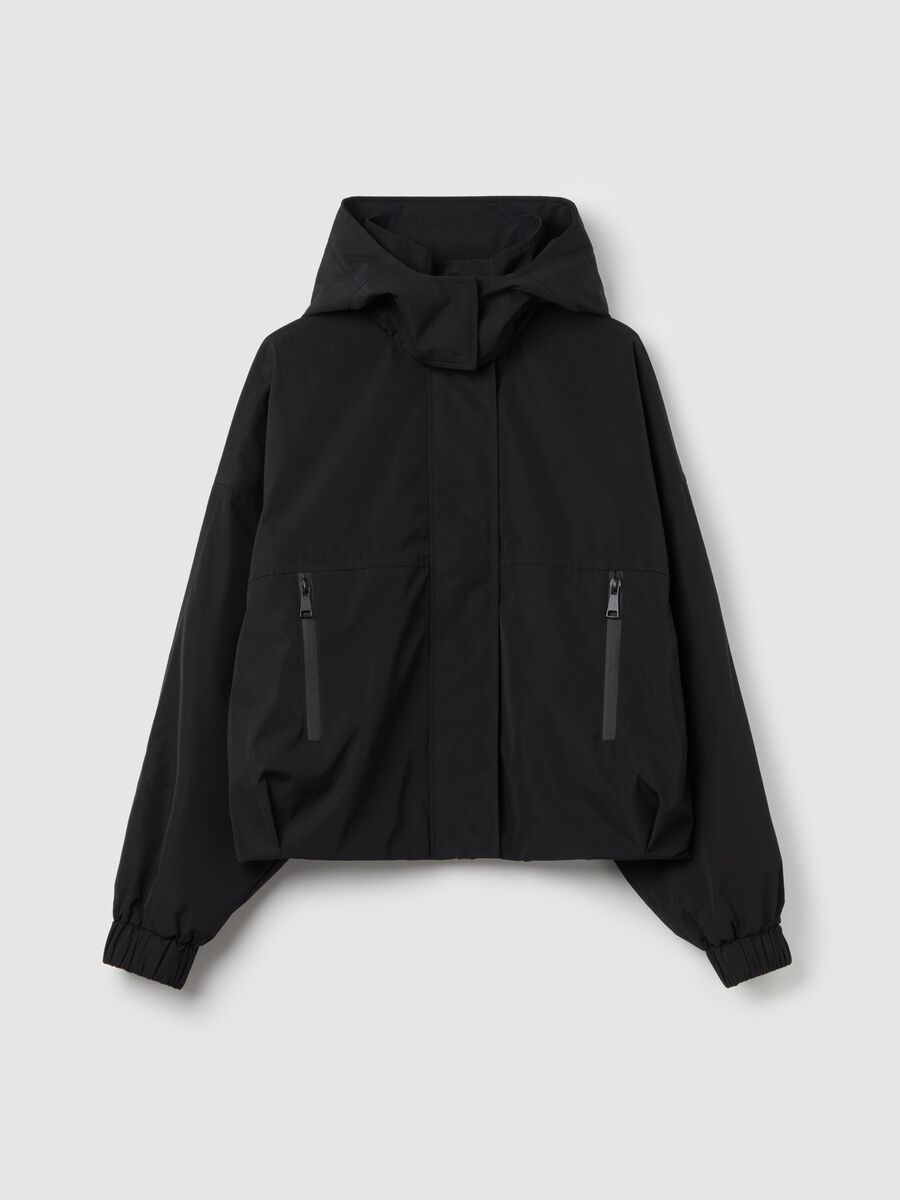 Short padded parka with hood_4