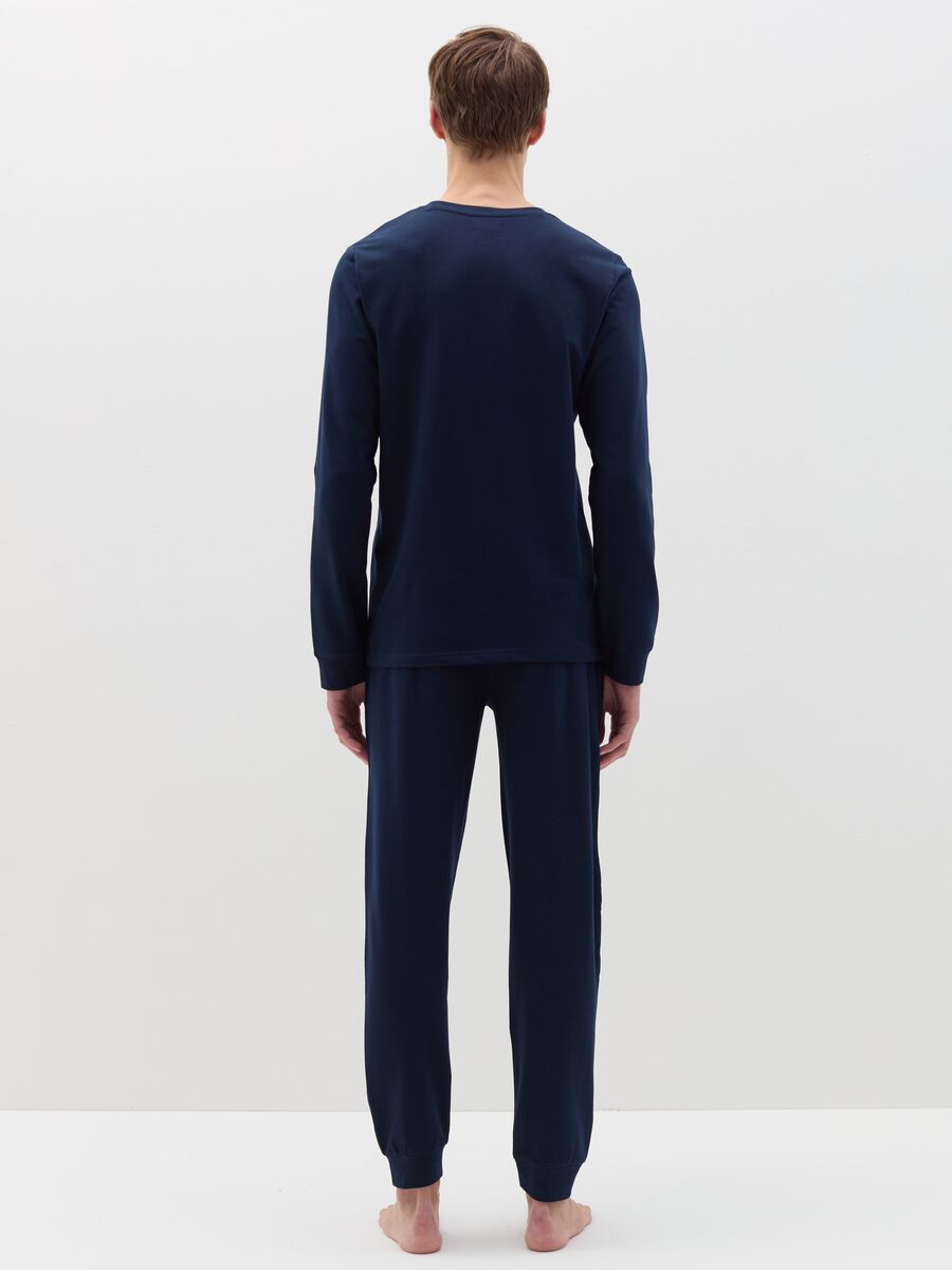 Long pyjamas with granddad neckline_3