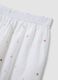 White organic cotton pyjama shorts_5