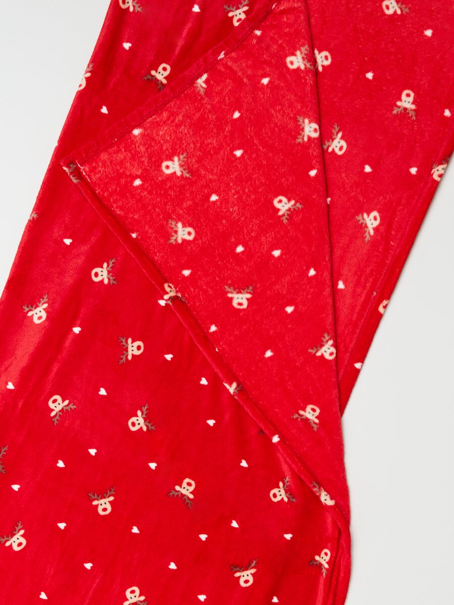 Plaid in pile con stampa all-over_2