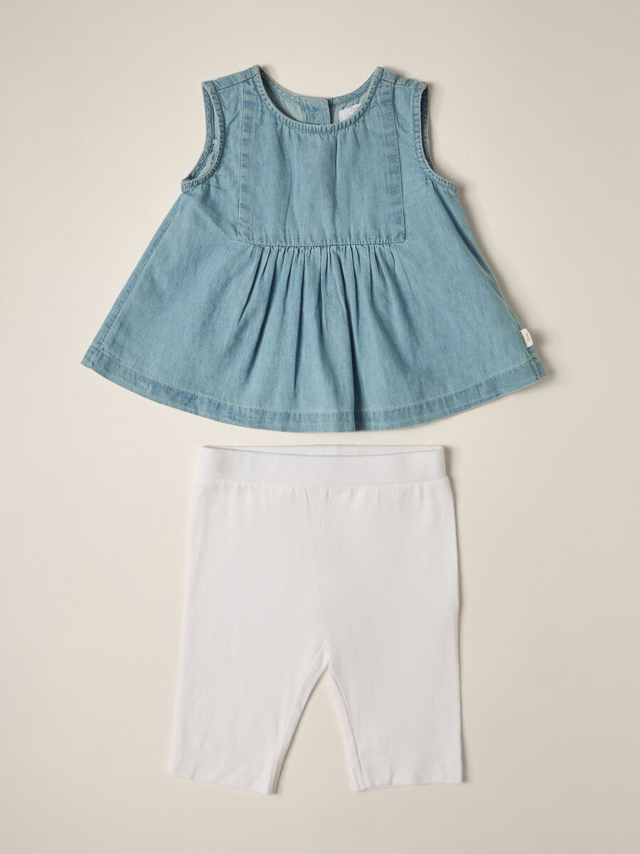 Baby Girl IANA Pure Cotton Jogging Set_0