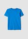 Boys' pure cotton blue regular-fit T-shirt_0
