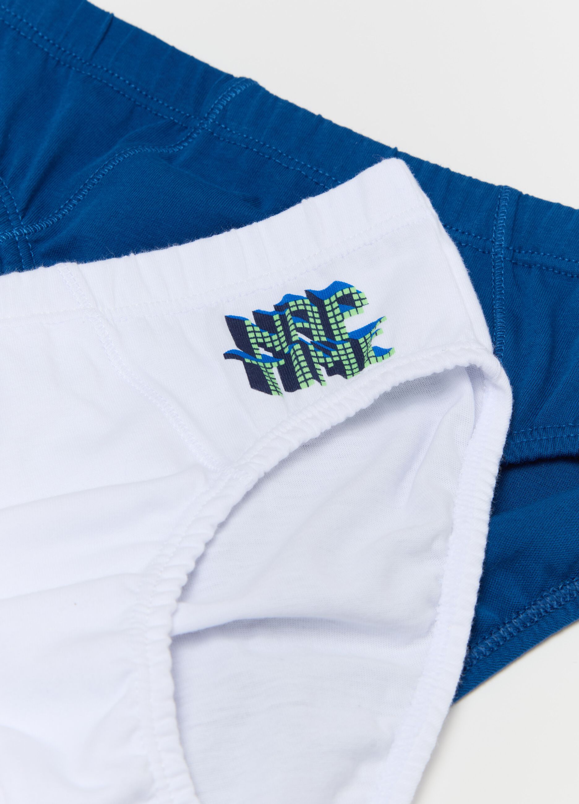 Five-pack cotton briefs with "Nap Time" print