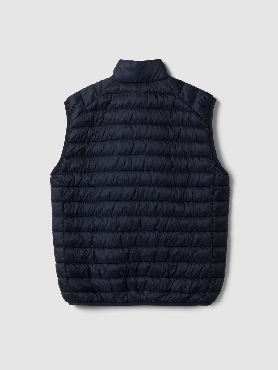 Blue Ultralight Padded Gilet with Zip_2