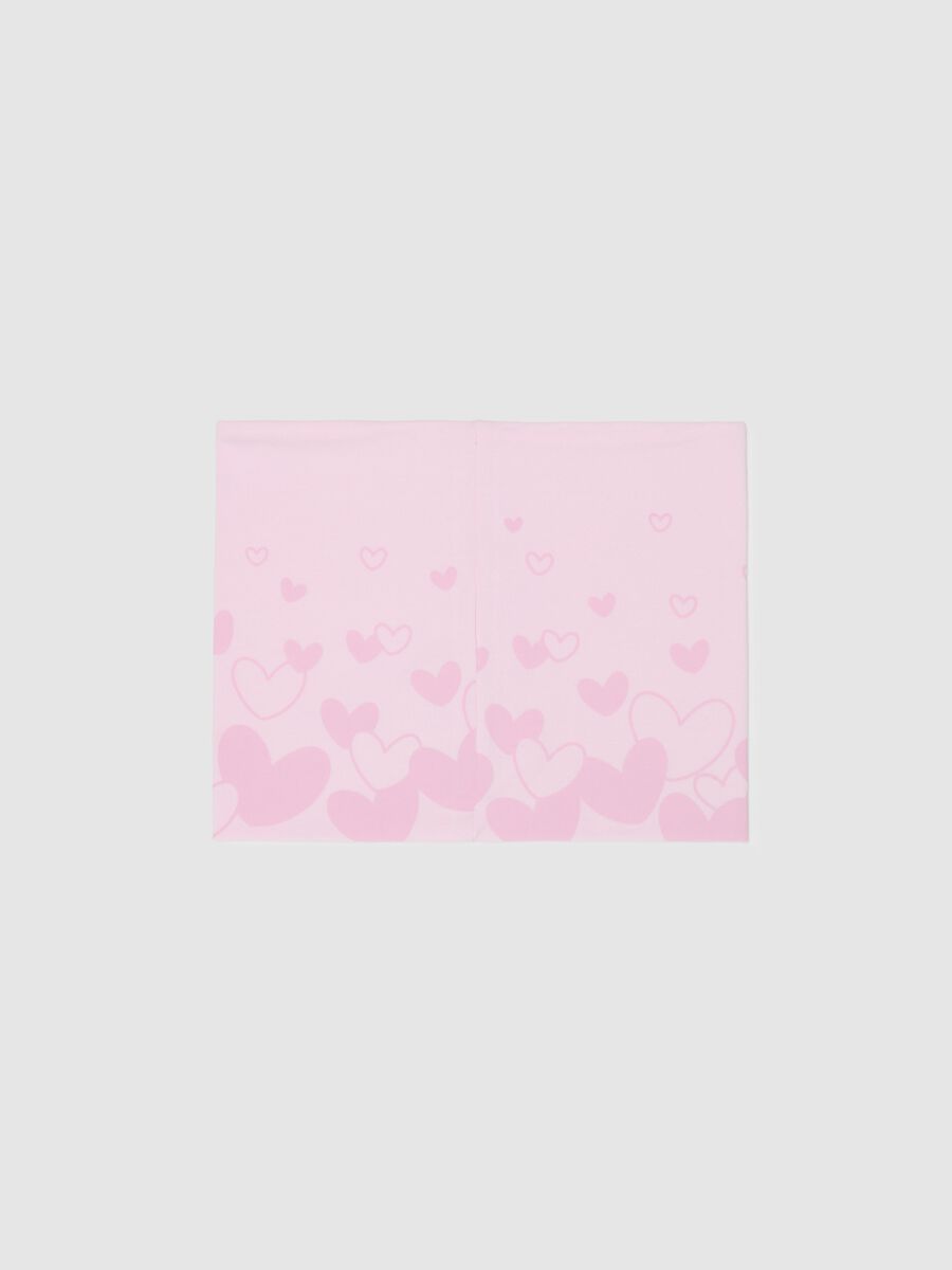 Jersey neck warmer with Stitch print_1