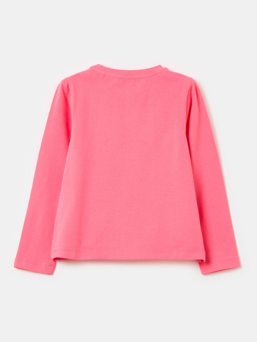Long-sleeved T-shirt with diamantés_1