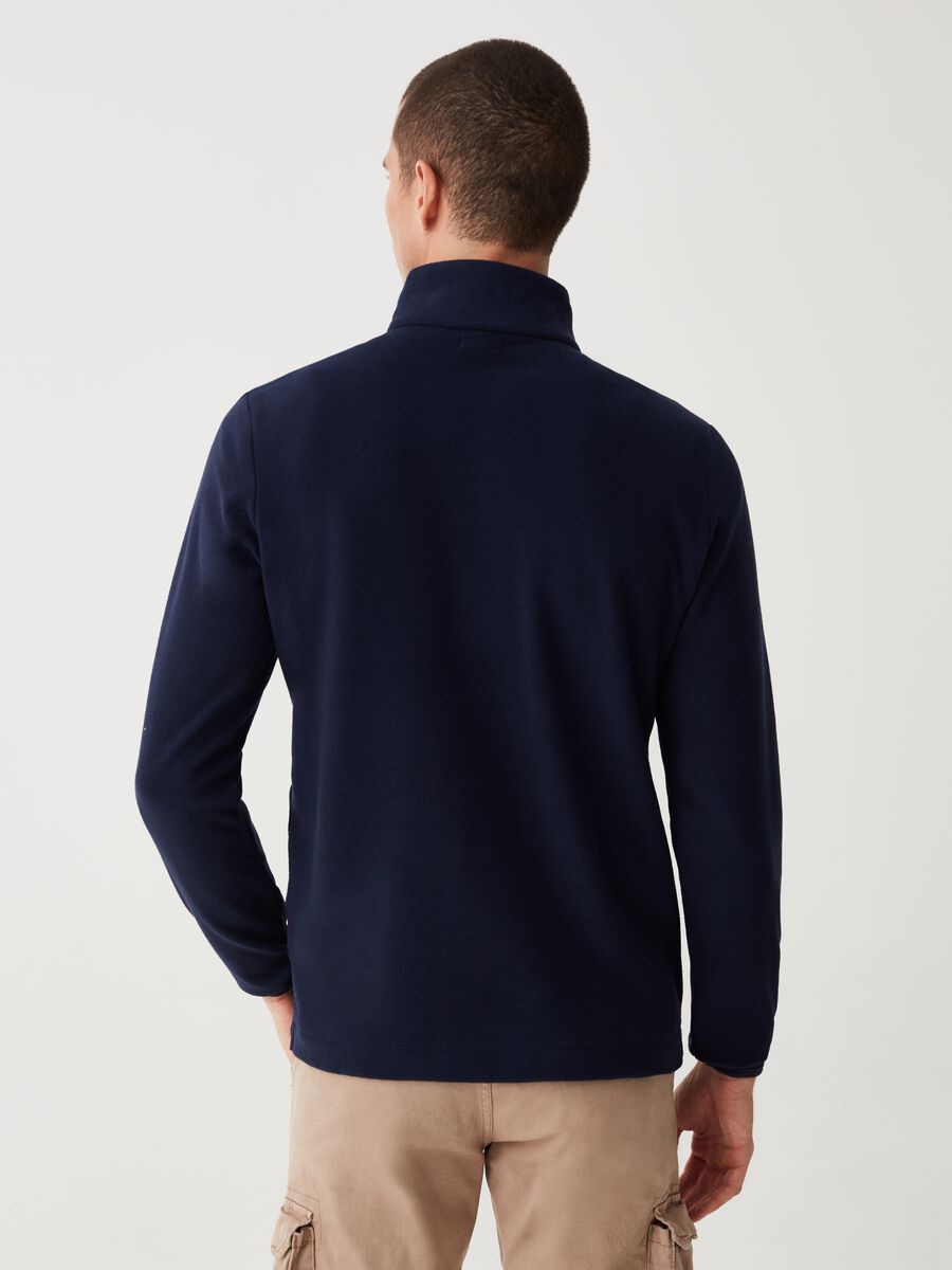 Half-zip sweatshirt in fleece_2
