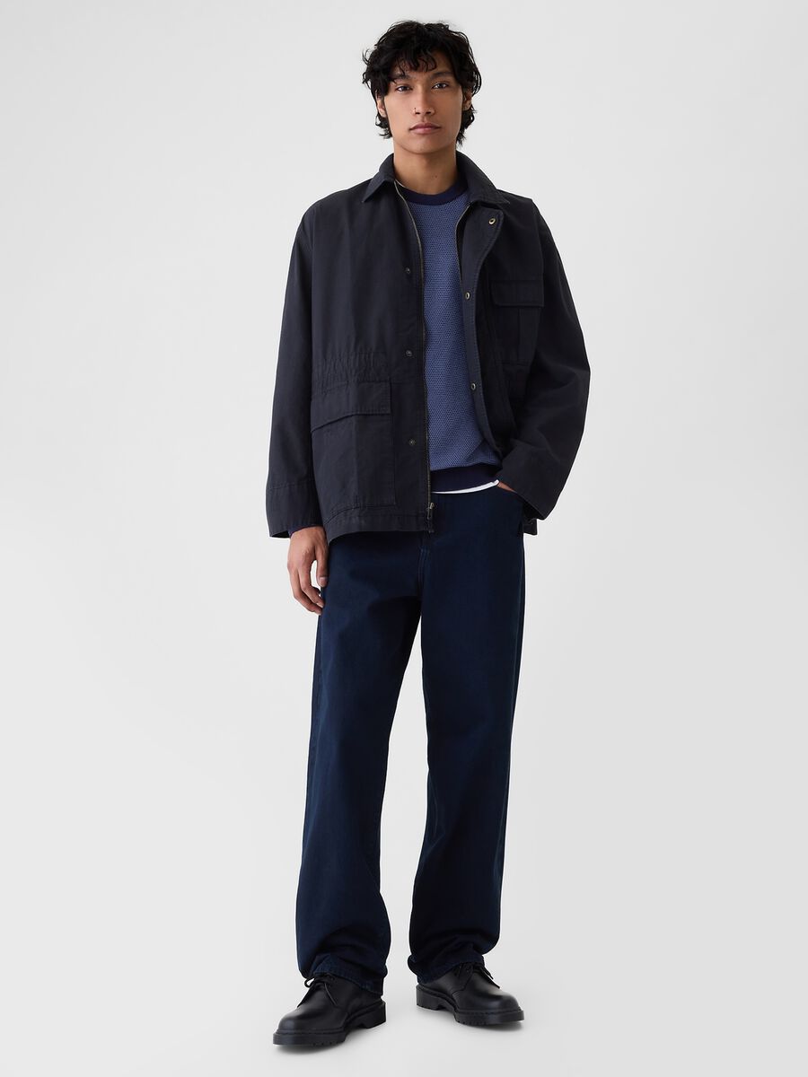 Pullover with micro waffle weave_1