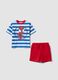 Set in puro cotone multicolor da bimbo regular fit con Spiderman_0