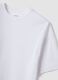 T-shirt over fit bianca in puro cotone a maniche corte_2