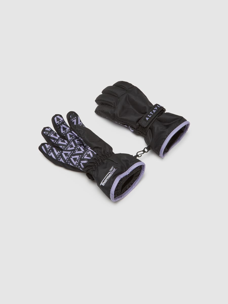 Girls' Thermal Ski Gloves ALTAVIA WITH DEBORAH COMPAGNONI_2