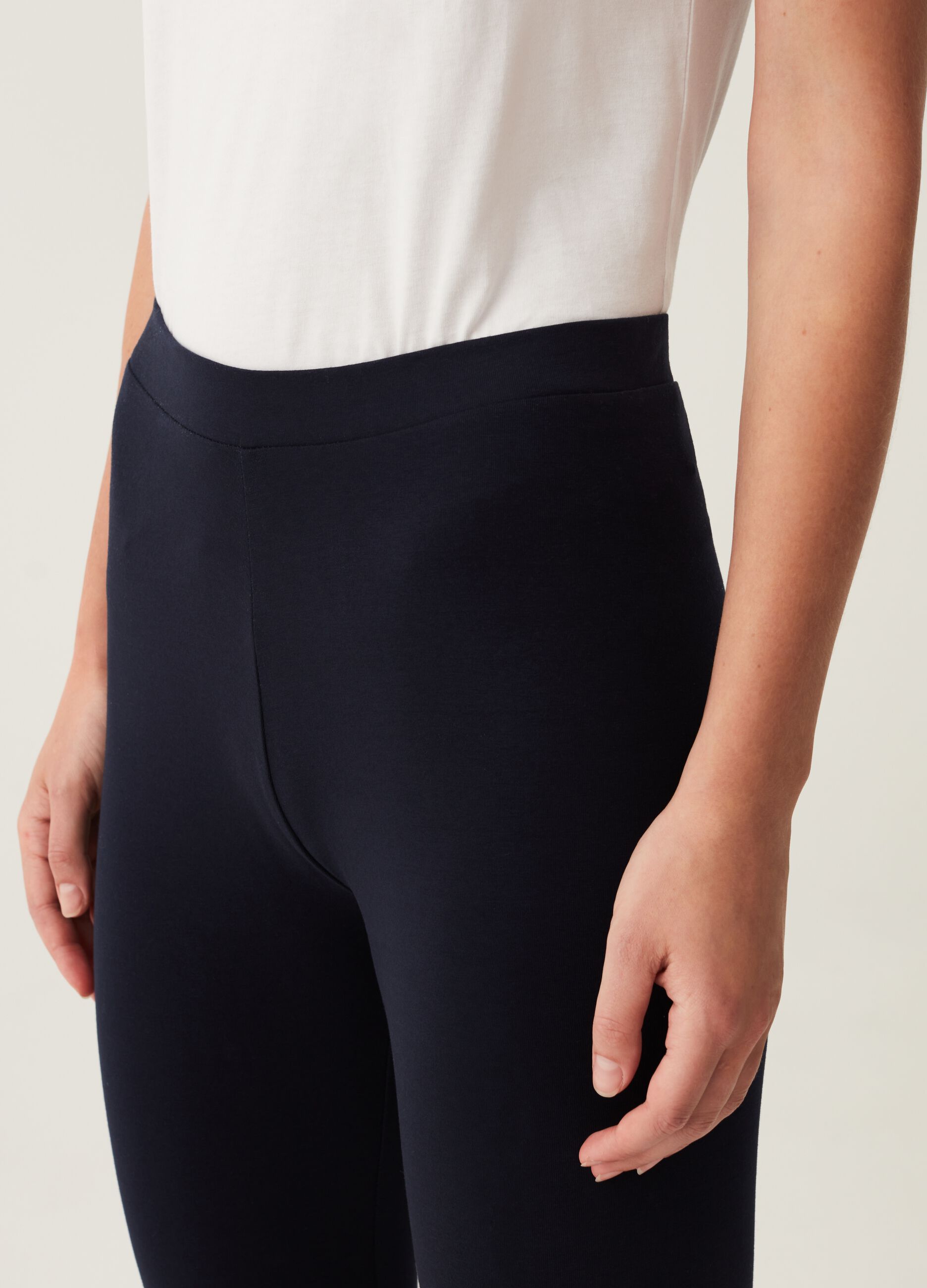 Leggings in cotone stretch_3