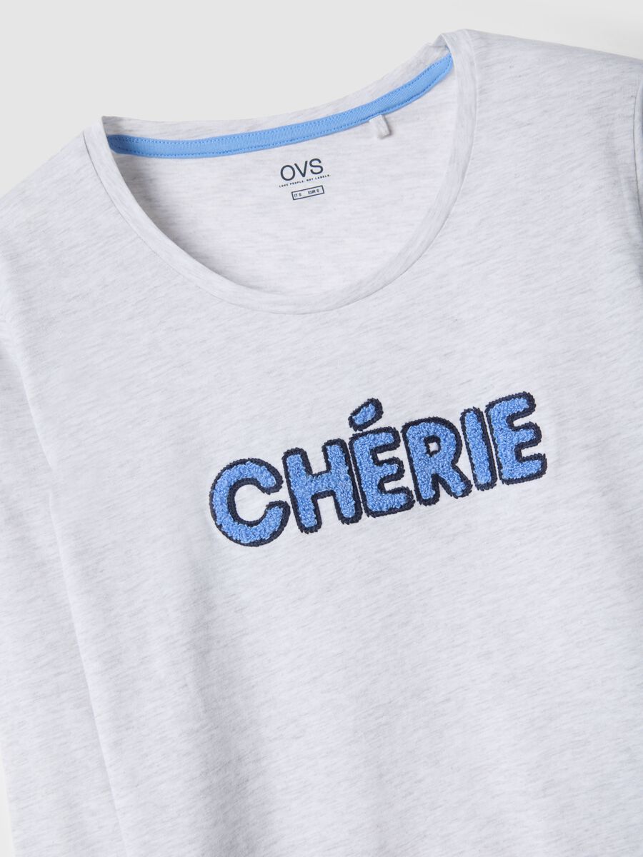 Multicolour organic cotton pyjamas regular fit with inscription_1