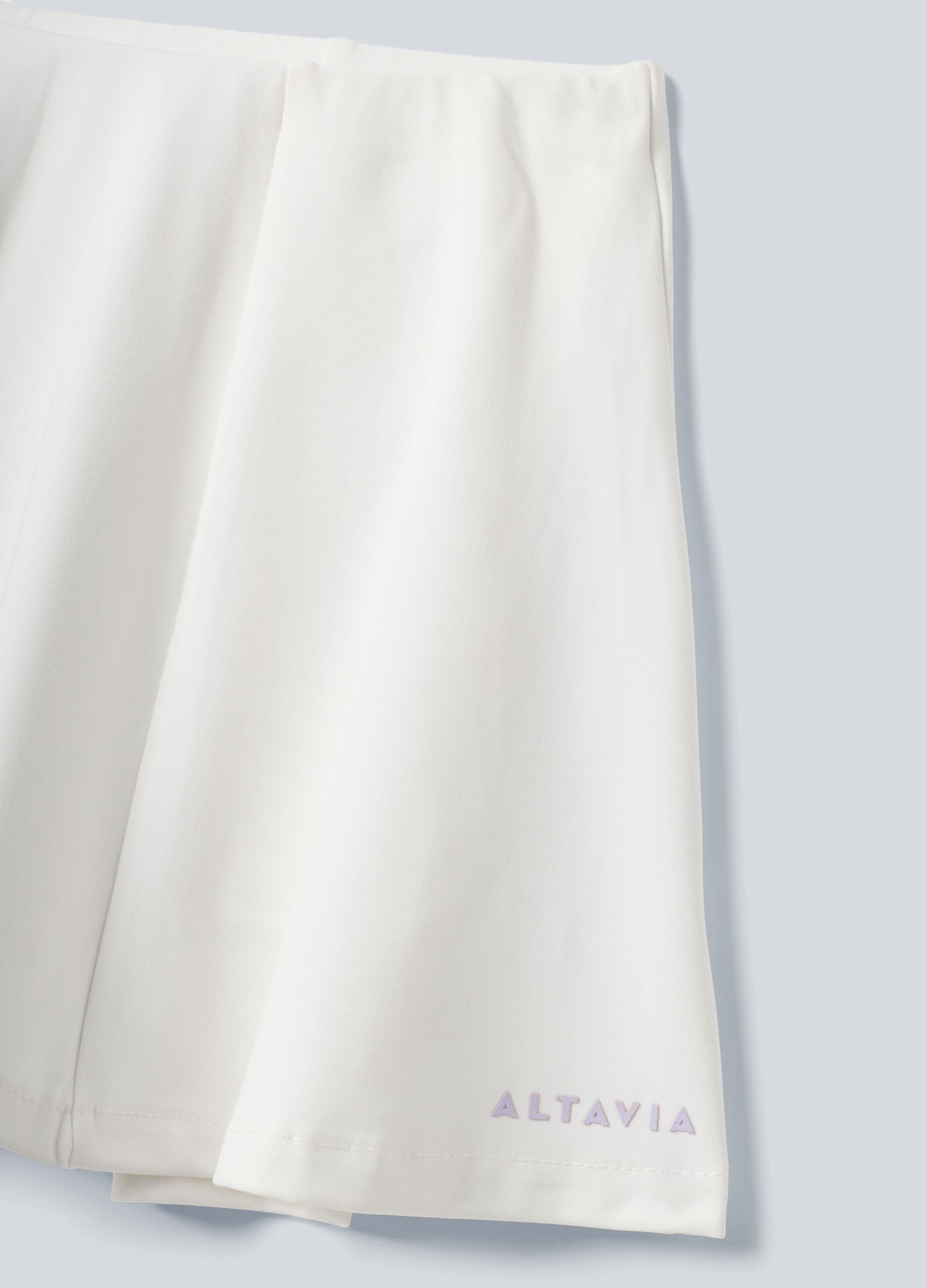 ALTAVIA COURT white performance skirt in stretch technical fabric