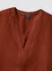 Brown pure linen kaftan_1