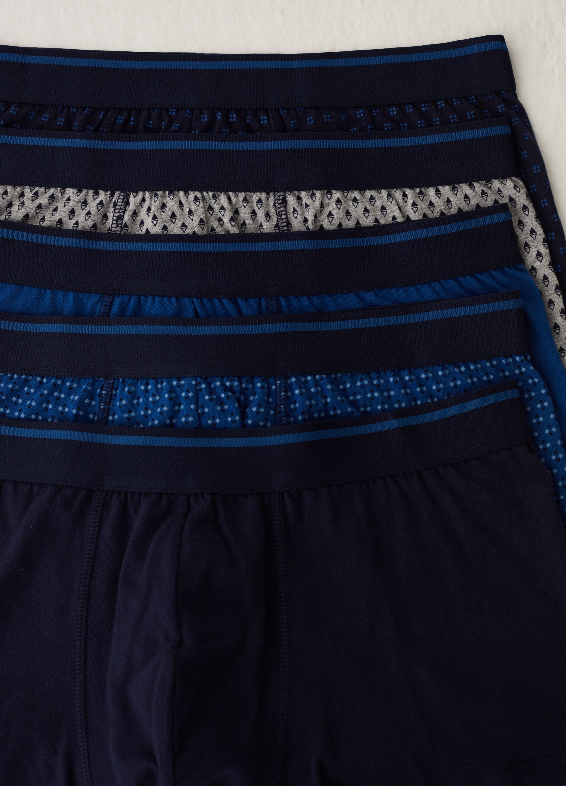 Set cinque boxer con micro fantasia_4