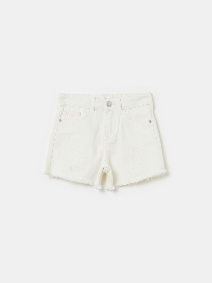 Drill shorts with pockets_0