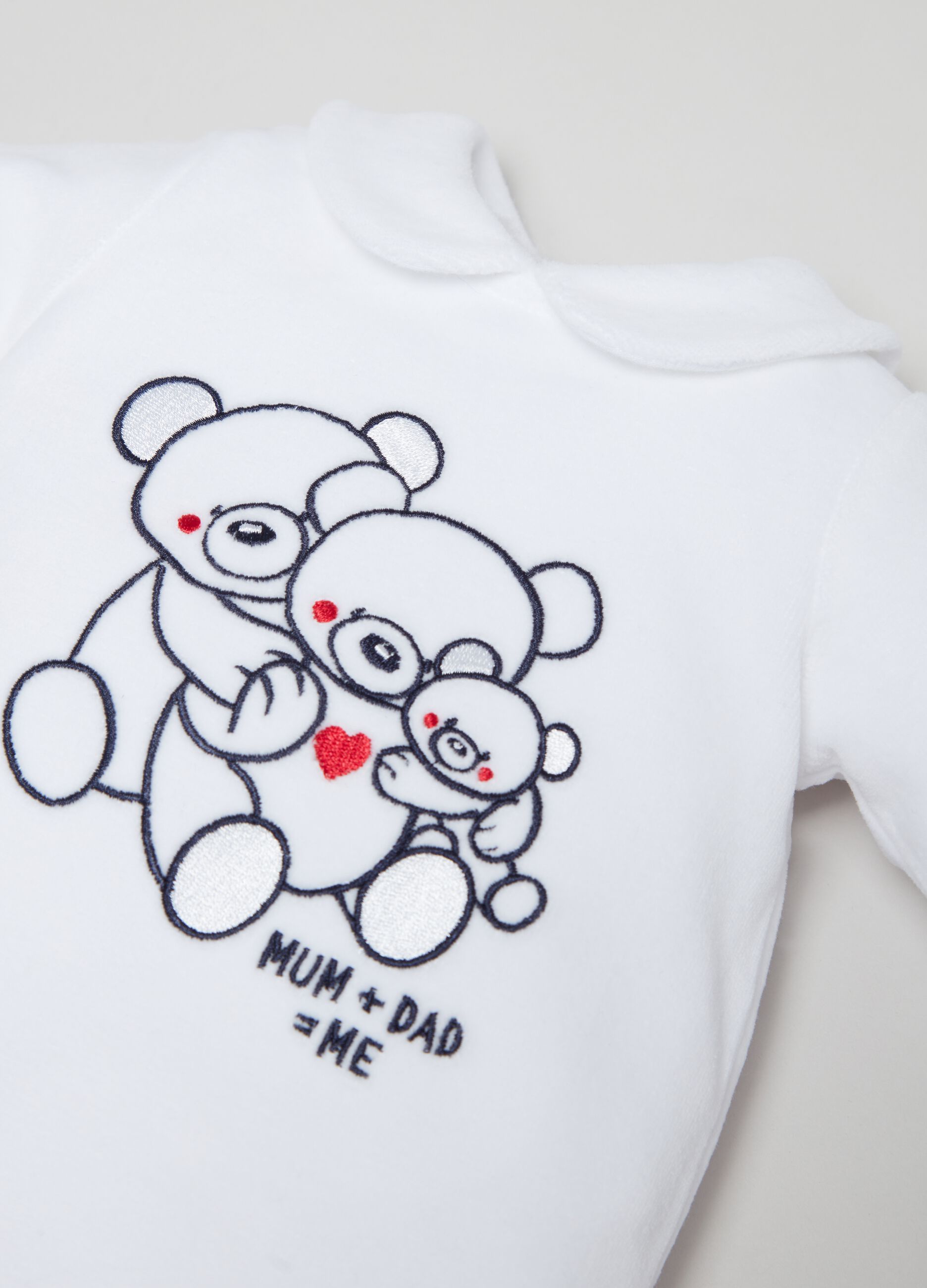 Set t-shirt e ghettine in velour_2