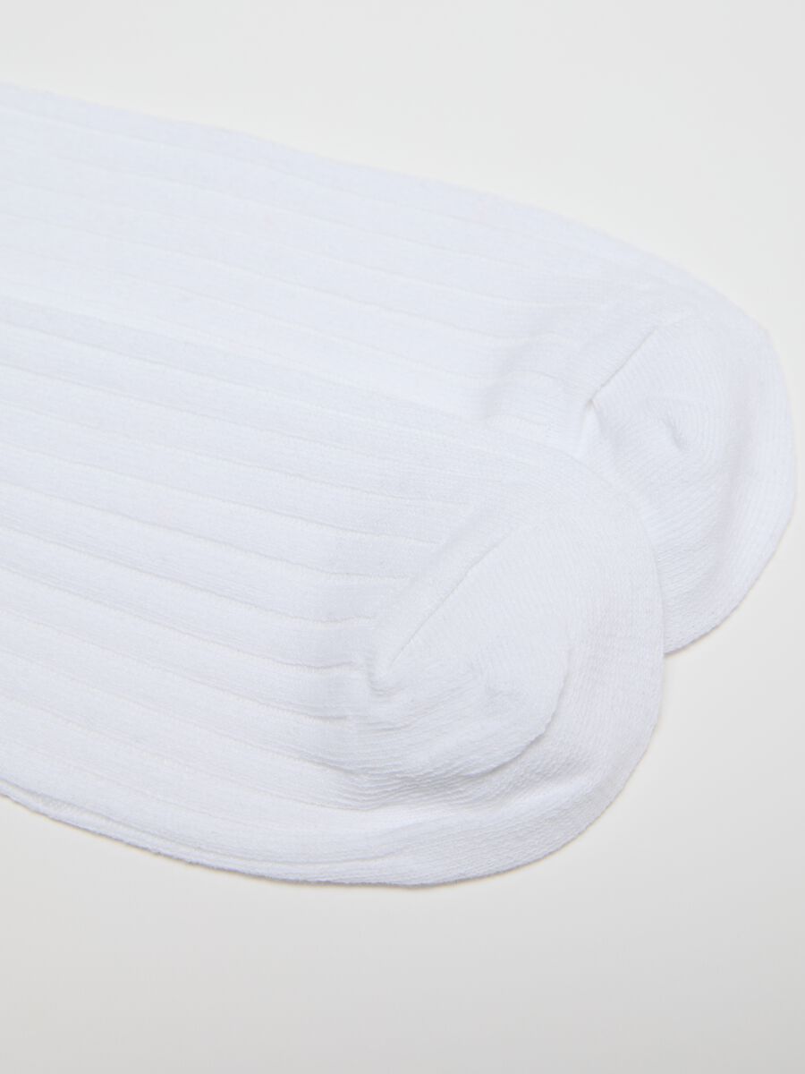 Three-pack white stretch pop socks_2