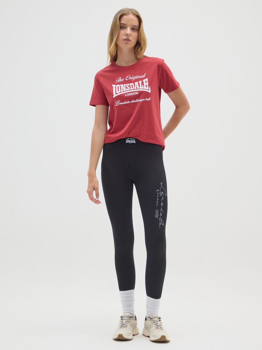 Red pure cotton regular fit t-shirt_1