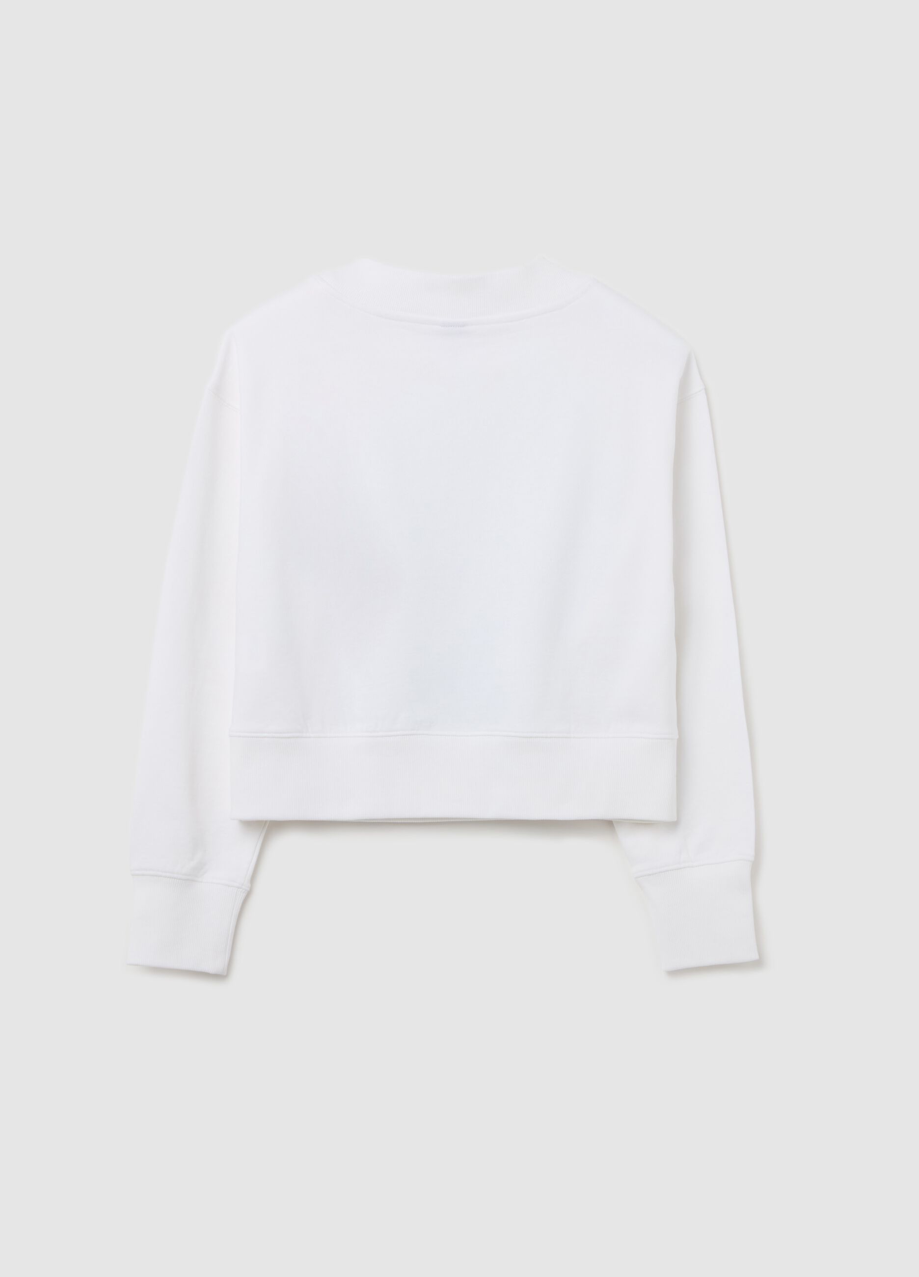 French Terry sweatshirt with Stitch print