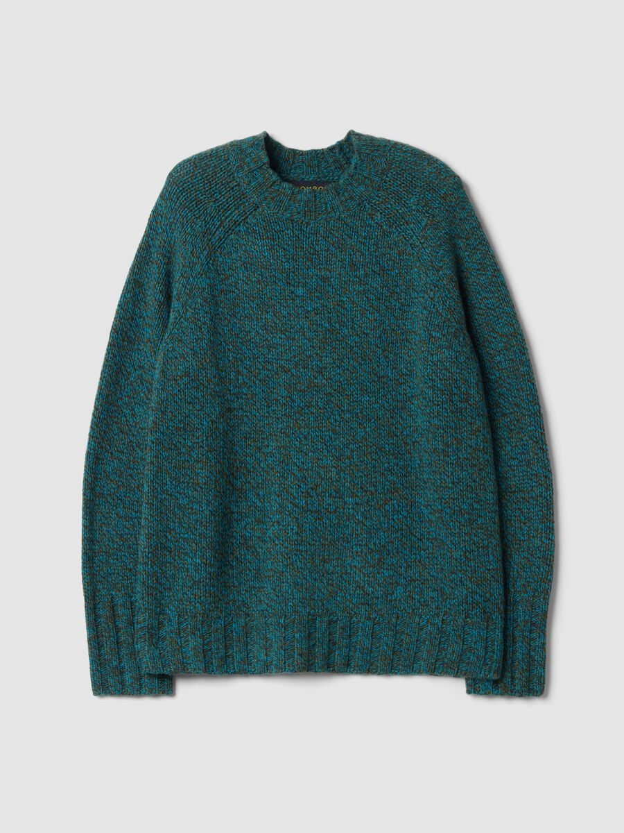 Green wool-blend crew-neck jumper_4