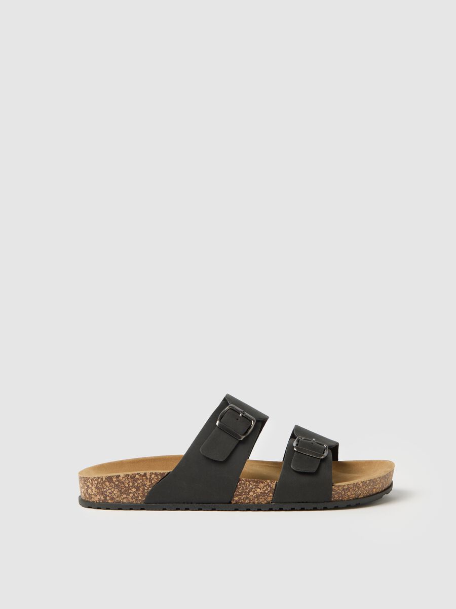 Men's multicolour sandals with double buckles_0