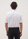 White regular-fit short-sleeve shirt with classic collar_2