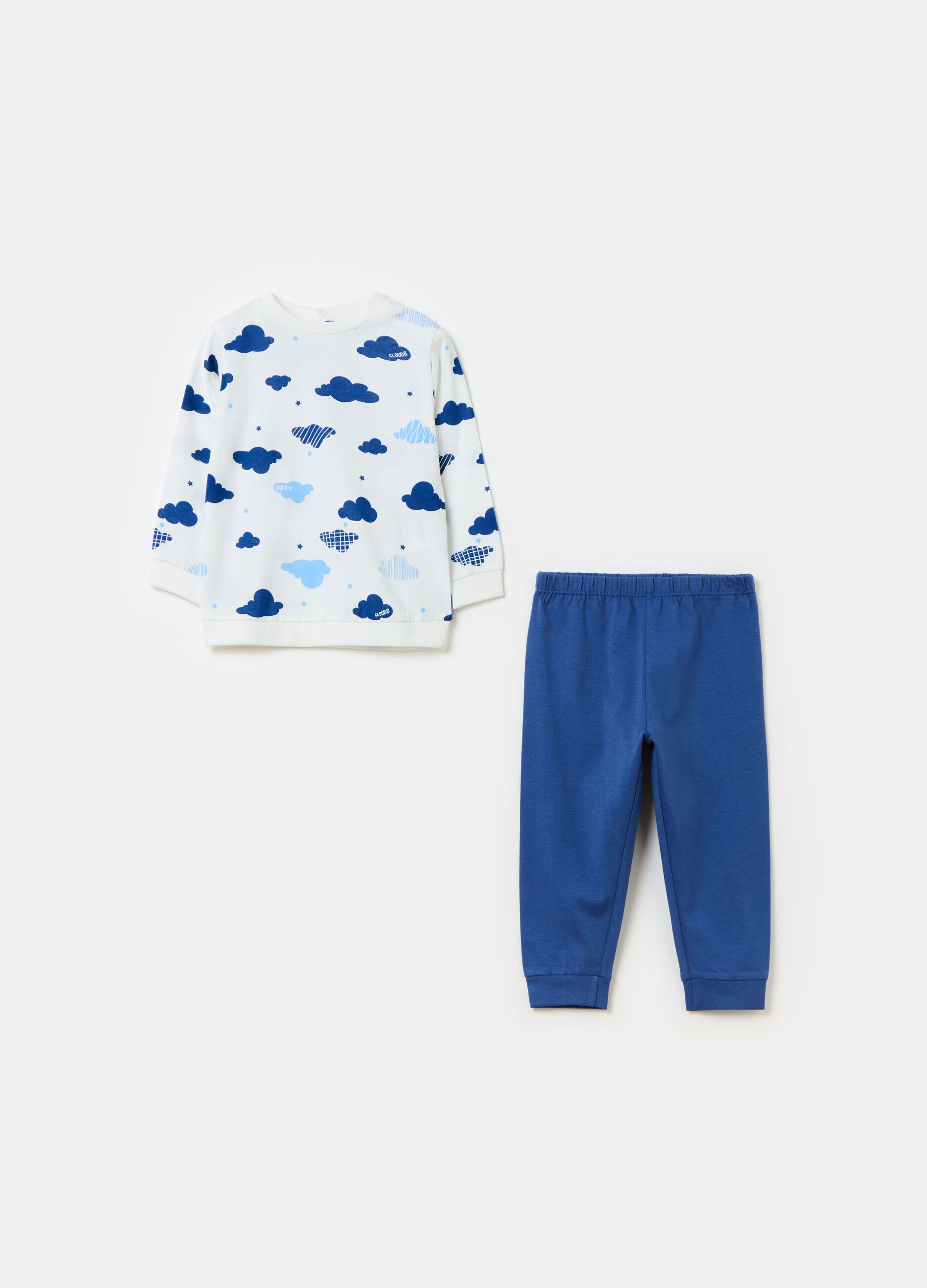 Organic cotton pyjamas with print