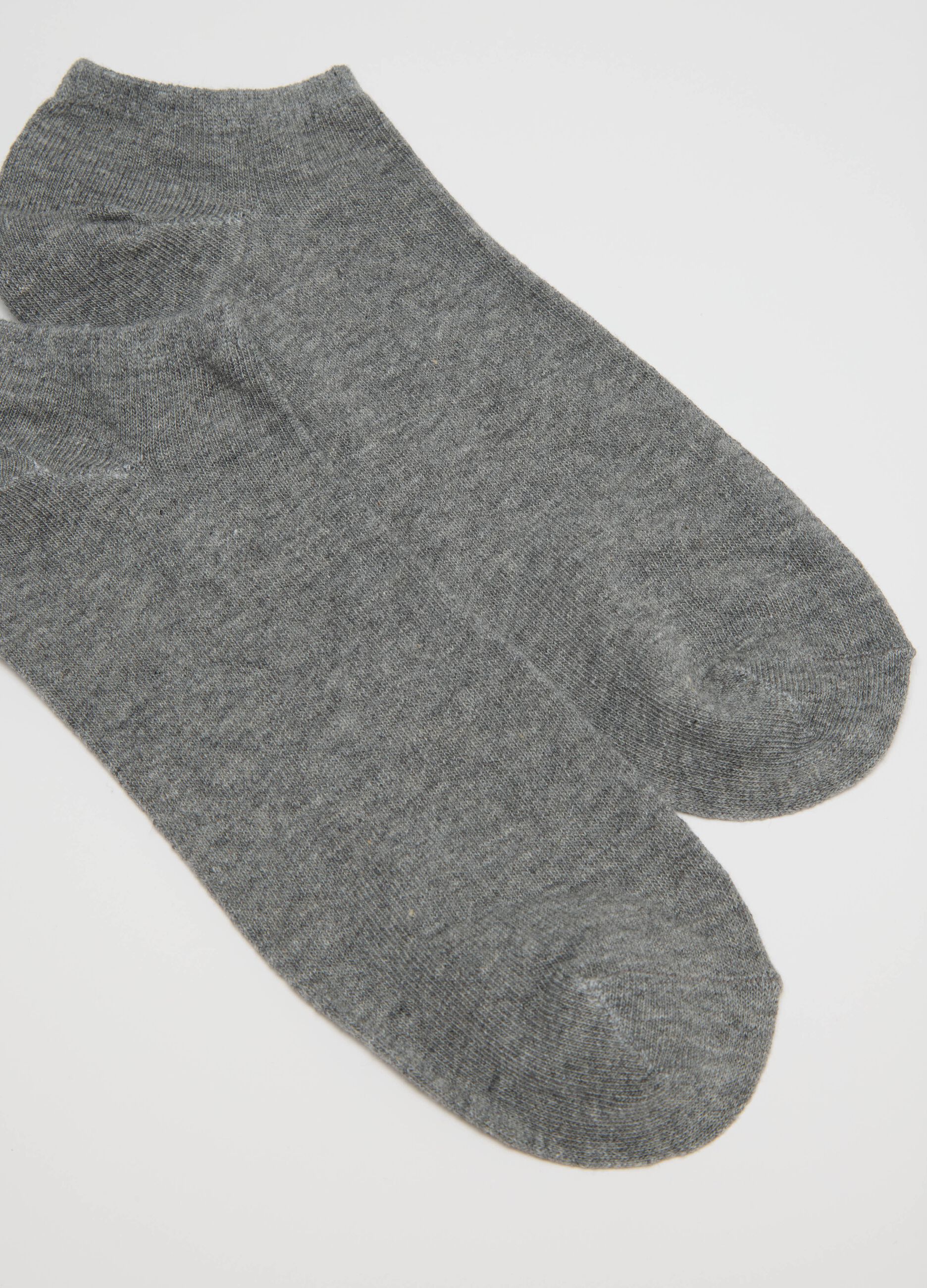 Men's Grey Cotton Blend Sock Multipack