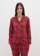 Multicolour plaid pure cotton pyjamas, regular fit_1