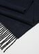 Pure Blue Cashmere Scarf_2