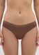 Brown stretch fabric regular fit briefs_1