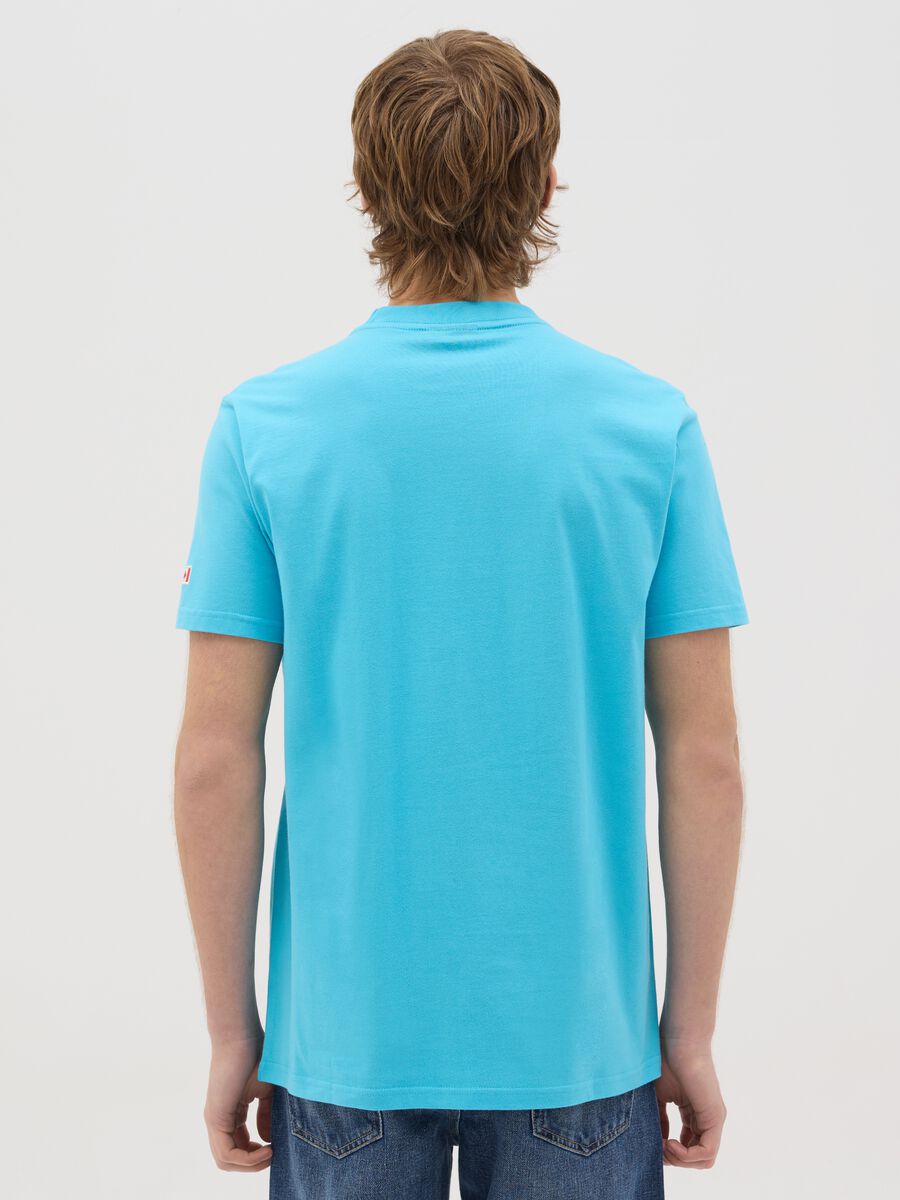 Canada's Trail turquoise T-shirt with embroidery_2