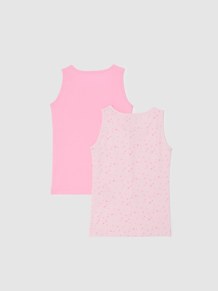 Sleeveless Pink Cotton Vest_1