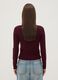 Red cable-knit crew neck jumper, regular fit_3