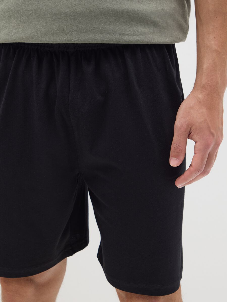 Men's green pure cotton comfort fit set_2