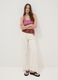 Tank top rosa in cotone elasticizzato fitted_1